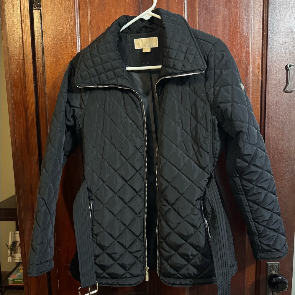 Women's Black Quilted Jacket
